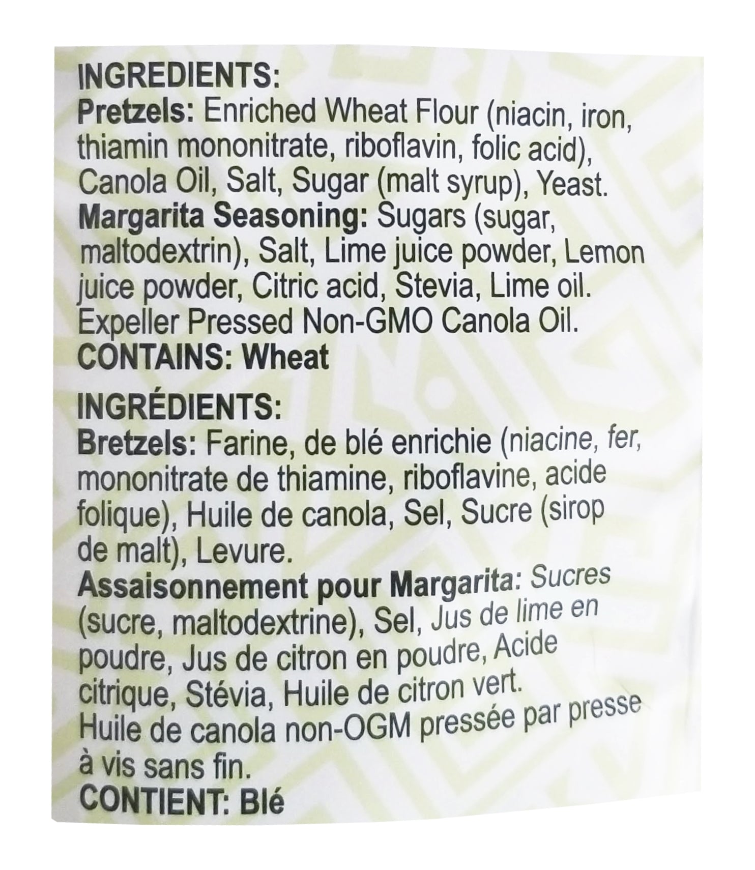 Pretzel Pzazz Seasoned Pretzel Pieces, Margarita Flavored, 200g/7 oz. Bag