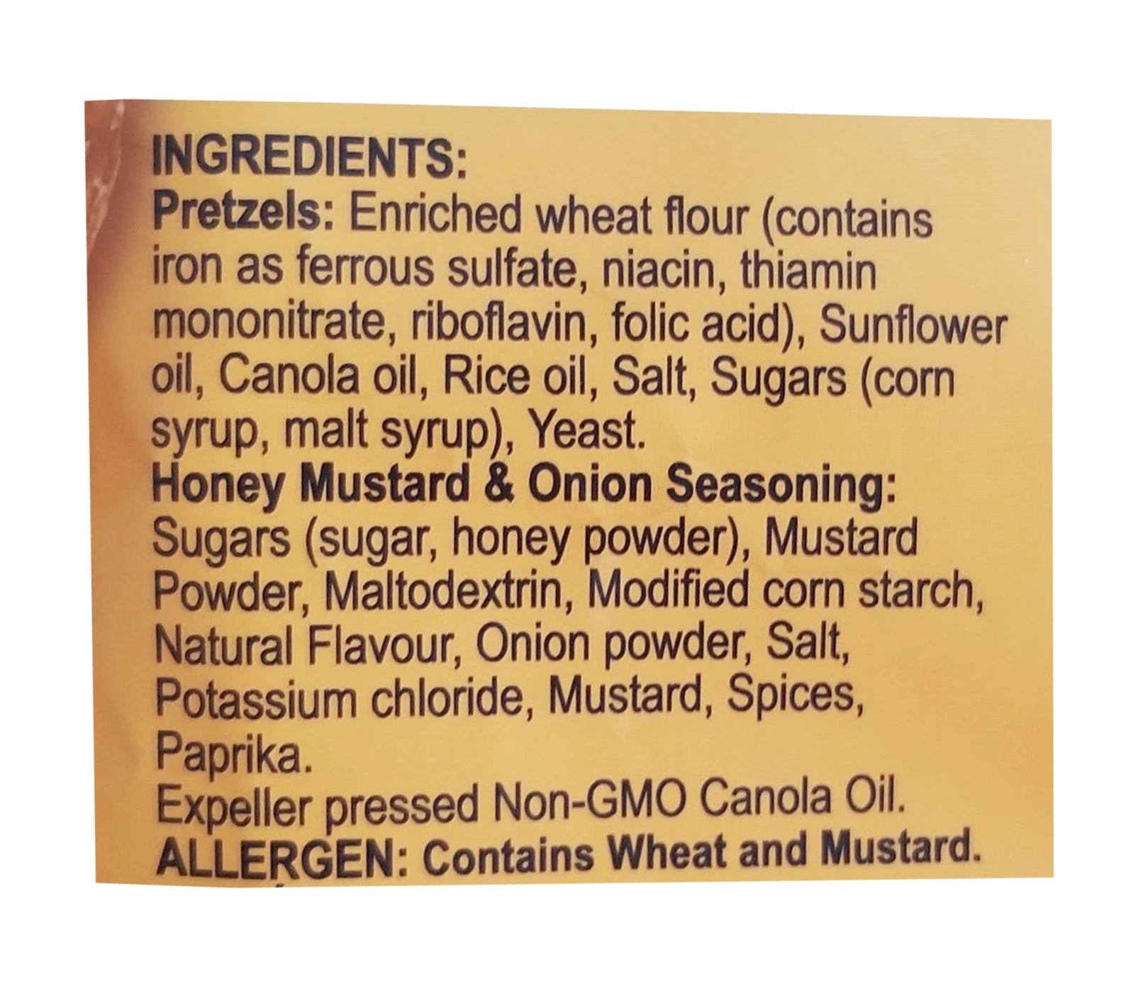 Pretzel Pzazz Seasoned Pretzel Pieces, Honey Mustard, 200g/7 oz. Bag