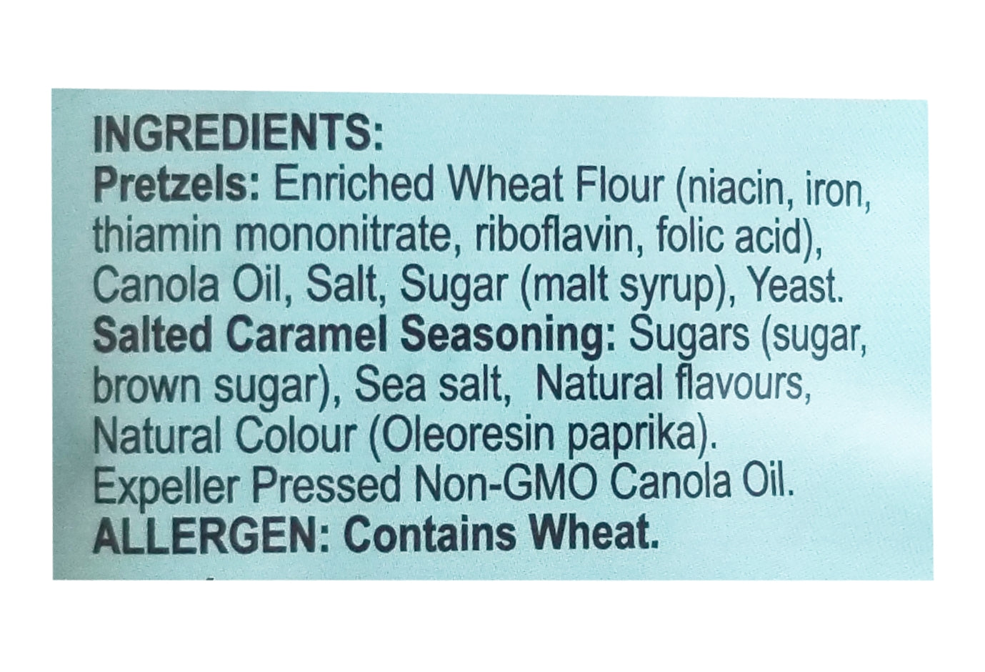 Pretzel Pzazz Seasoned Pretzel Pieces, Salted Caramel, 200g/7 oz. Bag