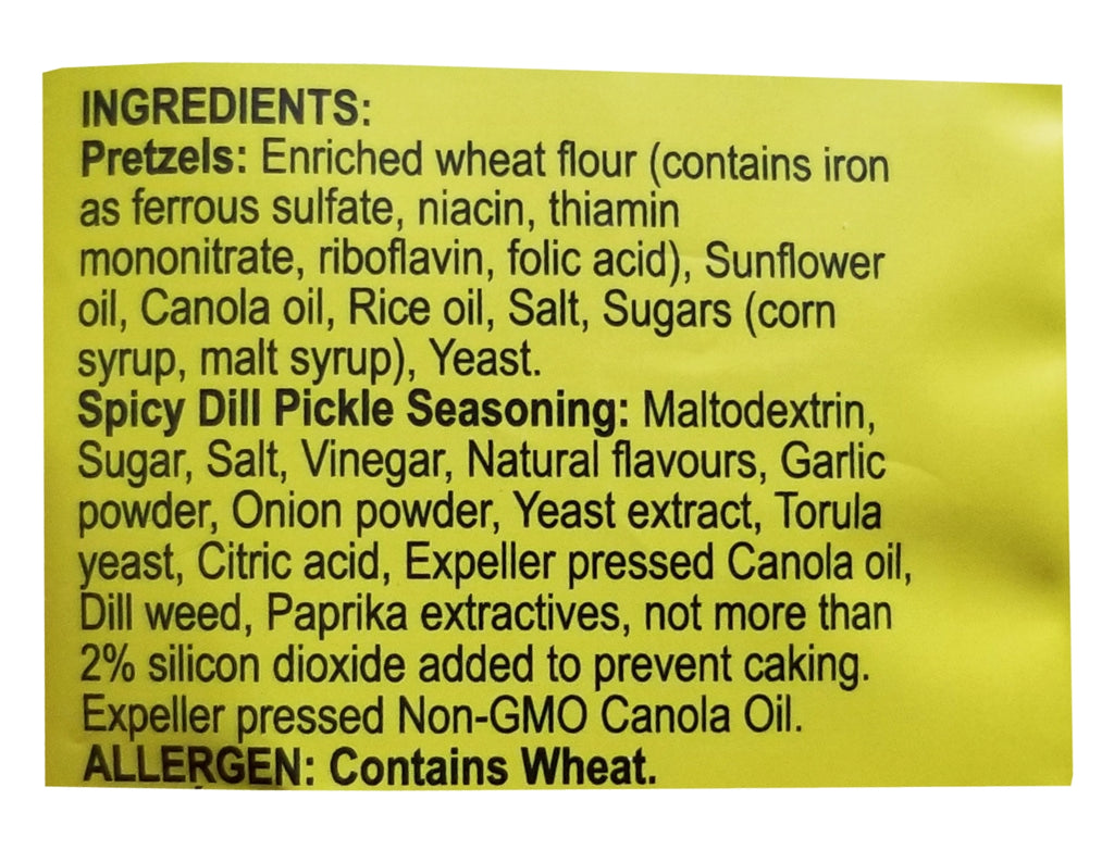 Pretzel Pzazz Seasoned Pretzel Pieces, Spicy Dill Pickle, 200g/7 oz. Bag