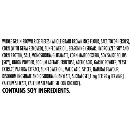 Quaker Crispy Minis Rice Chips Sweet Chili 100g/3.5 oz. Ingredients