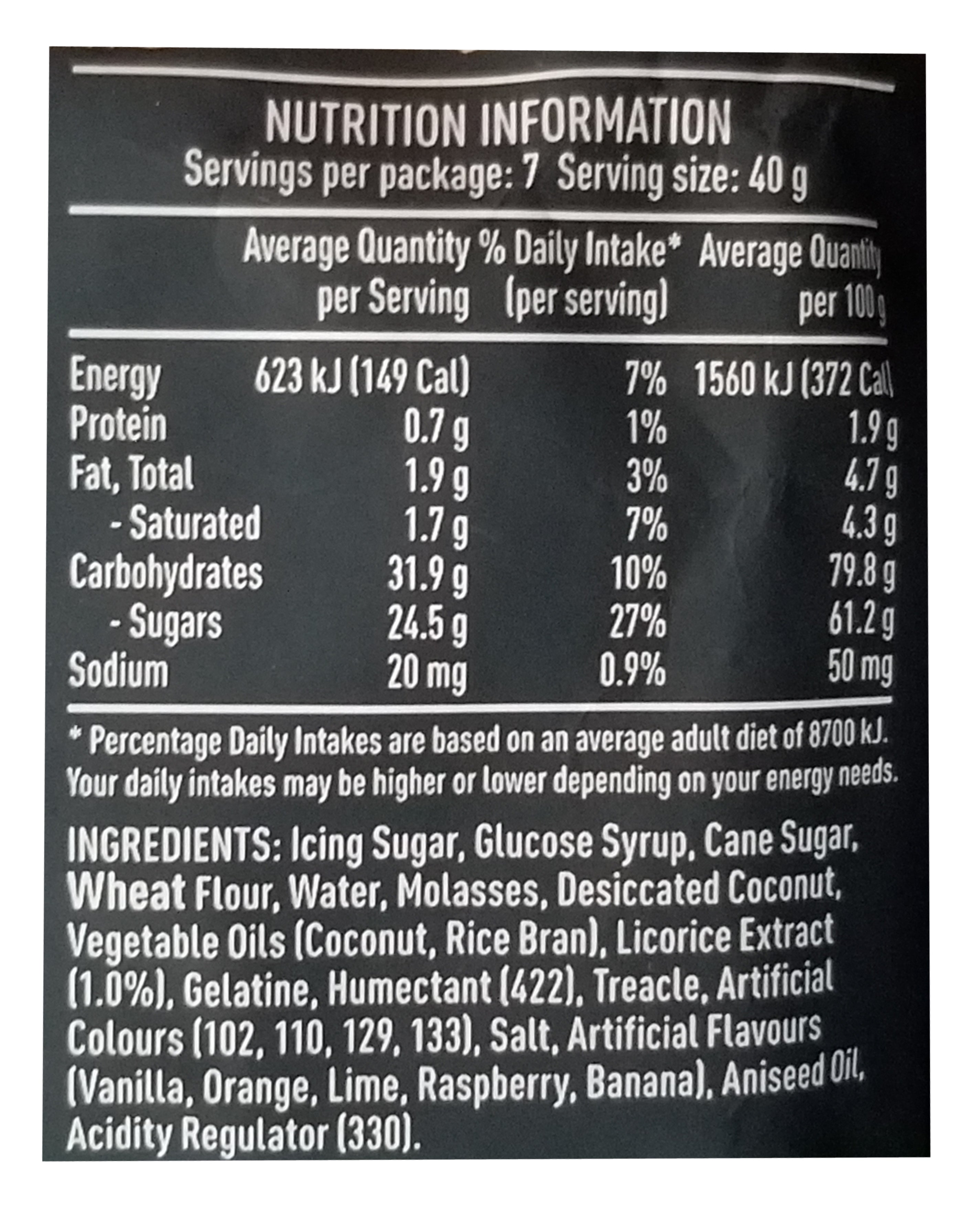 RJ'S Licorice Allsorts, 280g/9.9 oz., Bag