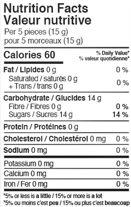 Kerr's Wintergreen Mints, 500g/17.5 oz. Bag {Imported from Canada}