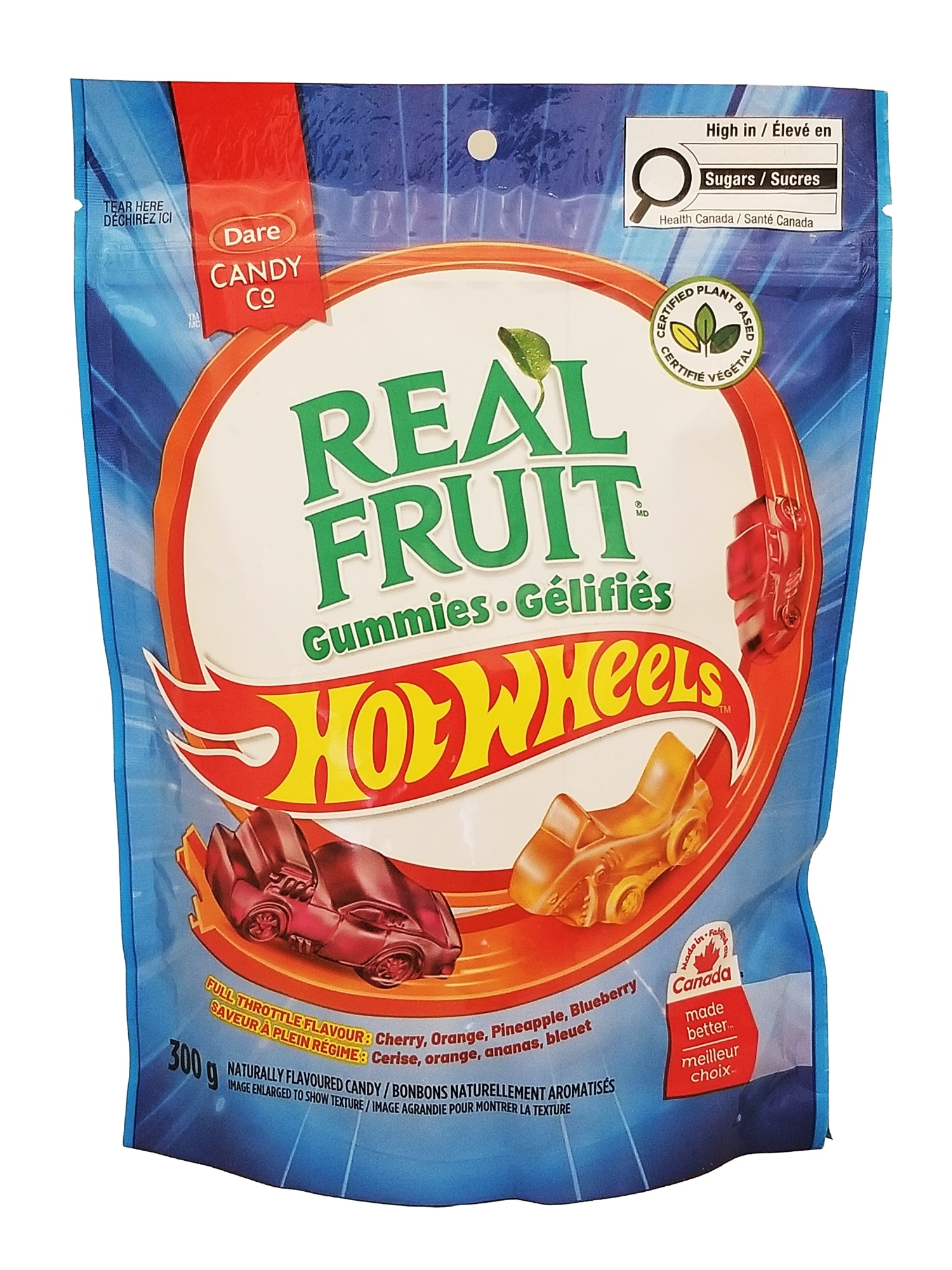 Dare Real Fruit Gummies 300 g assorted flavors front of bag