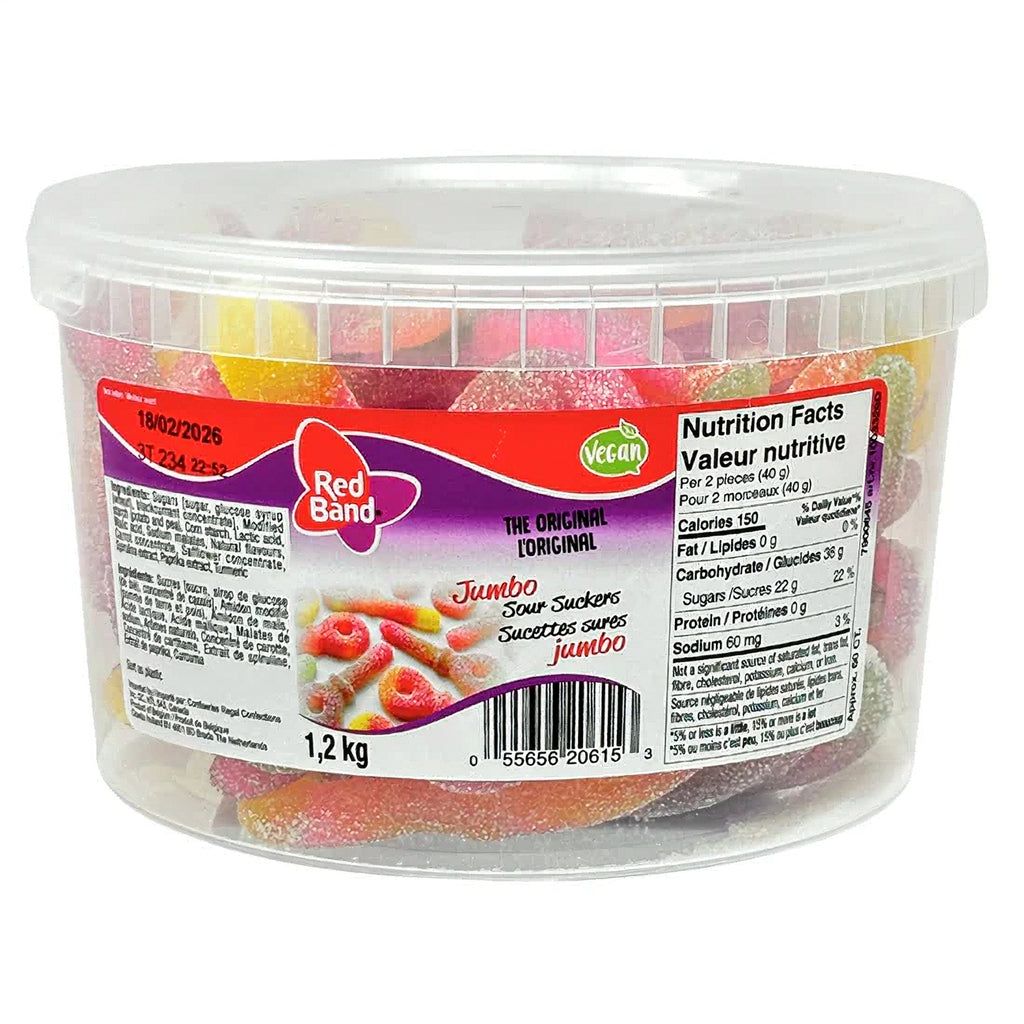 Koala Sour Suckers Gummy Candy, 1.2kg/42.32oz 60 count - Front