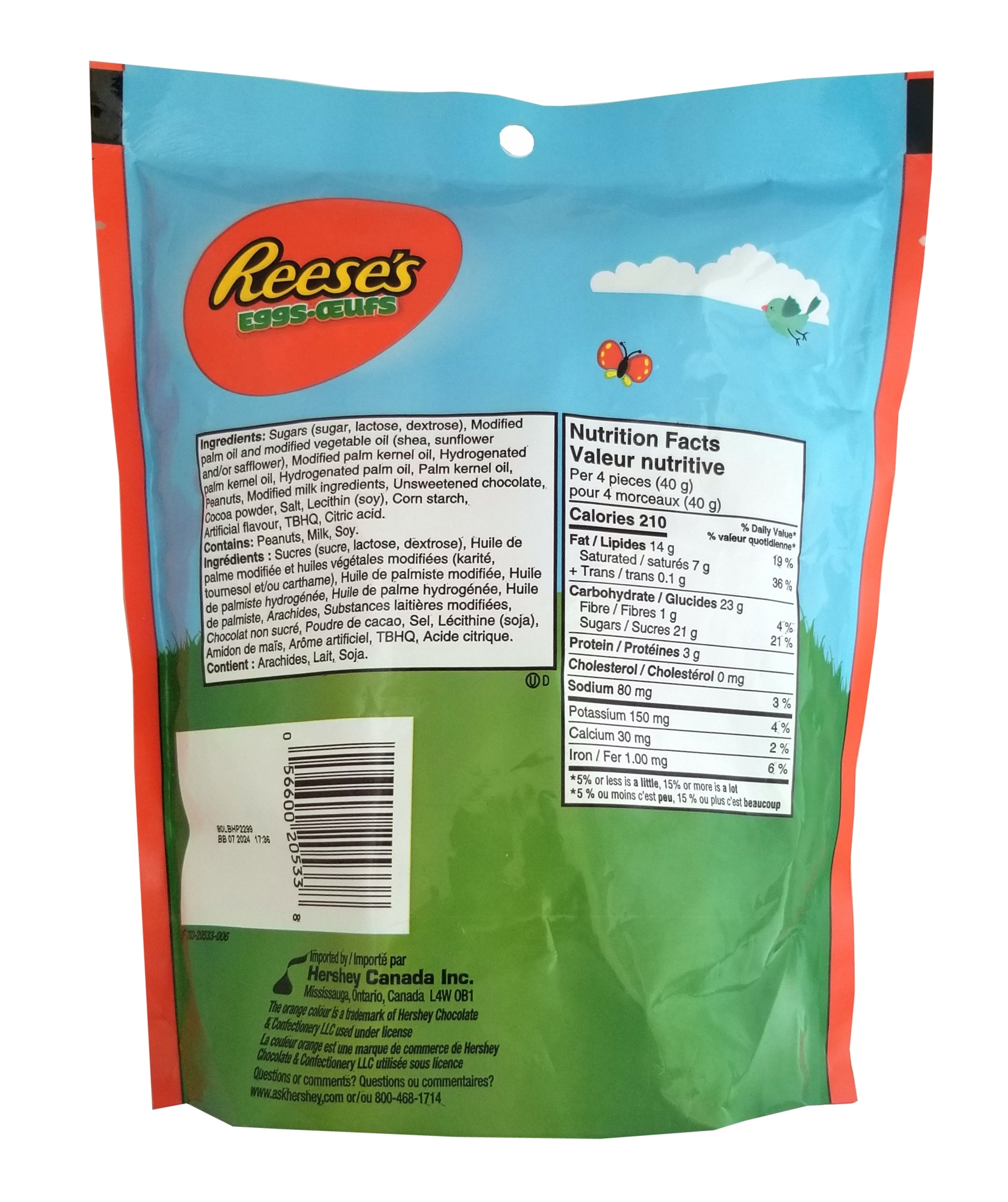 Reese's Peanut Butter Eggs, 670g/1.5 lbs. Bag {Imported from Canada}