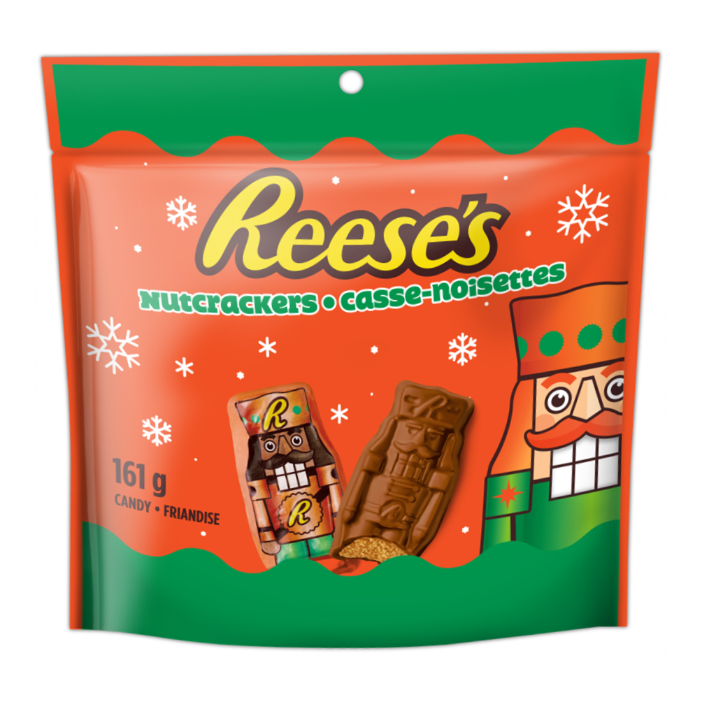 Reese's Peanut Butter Milk Chocolate Nutcrackers, 161g/5.6 oz. Bag {Imported from Canada}