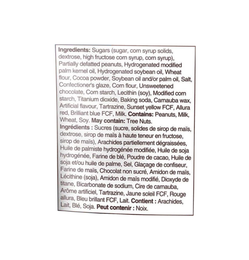 Reese's Pieces with Chocolate Cookie centers, 170g/6 oz. (Imported from Canada)