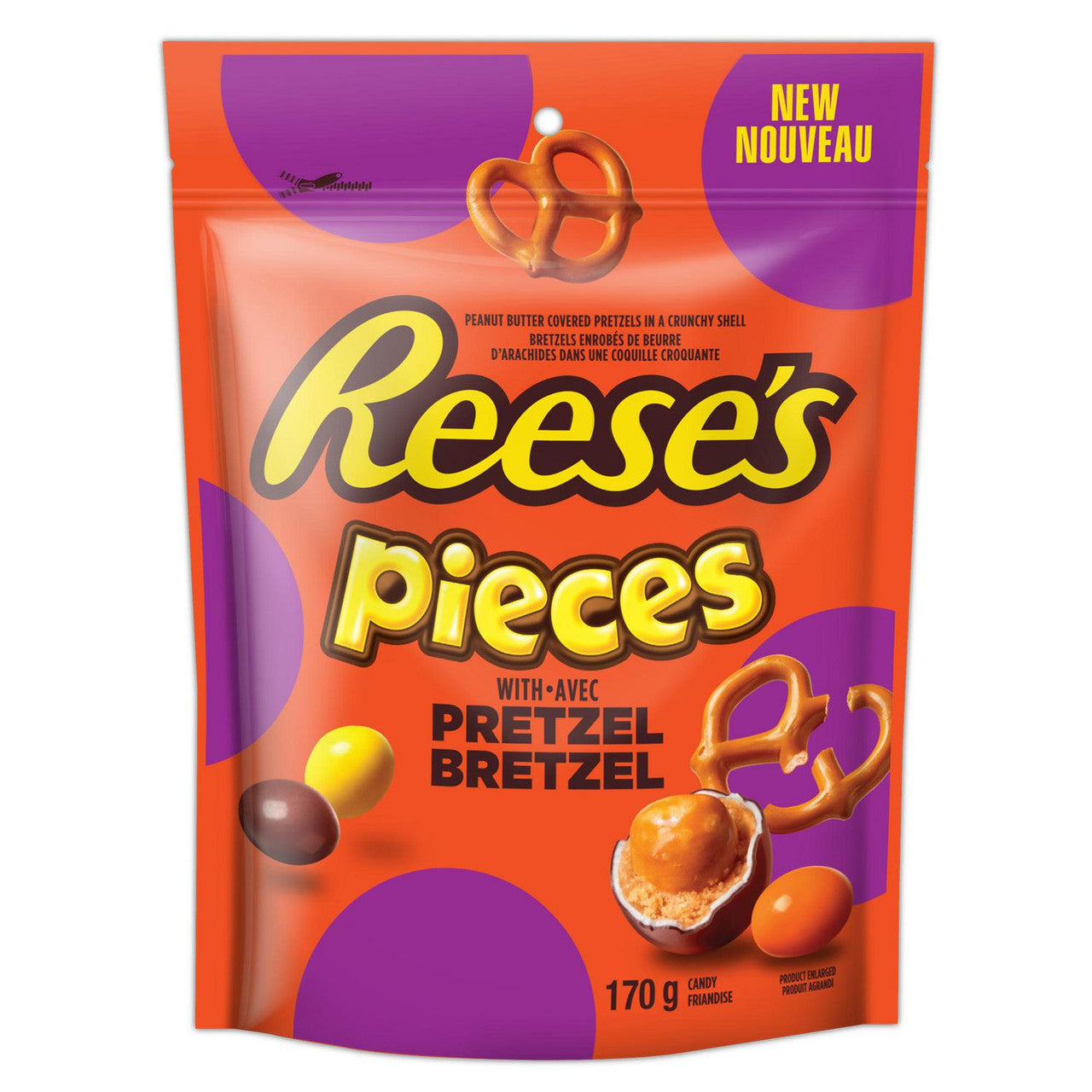 Reese's Pieces with Pretzel Candy 170g/6 oz. Bag