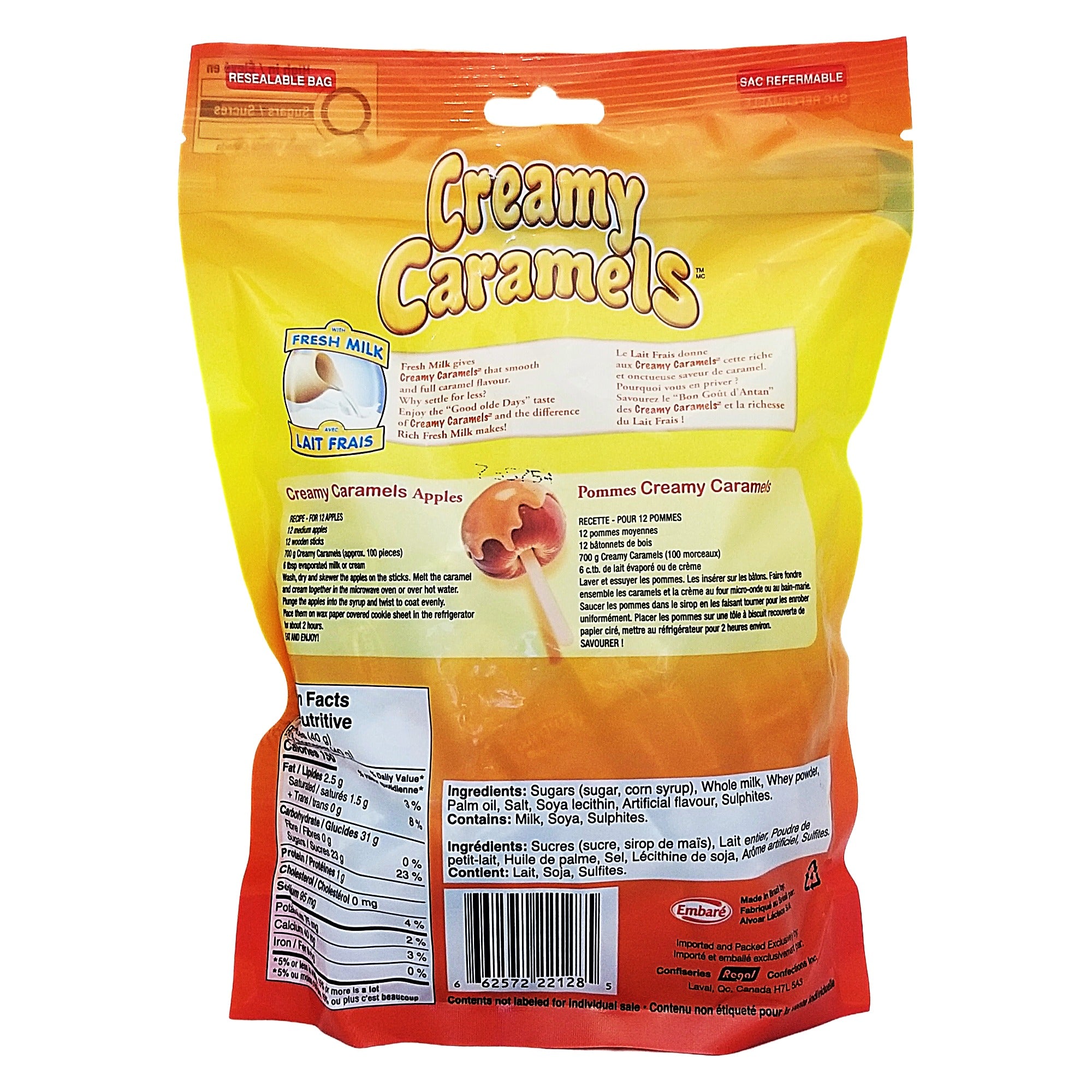 Regal Soft Creamy Caramels, Individually Wrapped - 450 g (15.9 oz)