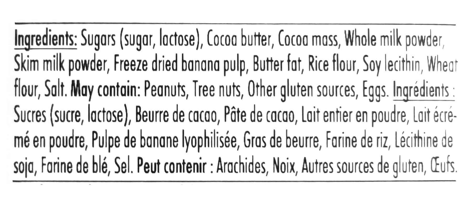 Ritter Sport Taste the World Milk Chocolate Crispy Banana Bar, 100g/3.5 oz. Bar {Imported from Canada}