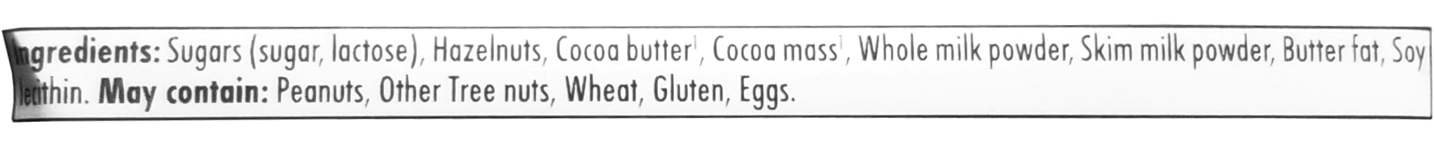 Ritter Sport Nut Selection Milk Chocolate with Whole Hazelnuts Bar, 100g/3.5 oz. Bar {Imported from Canada}