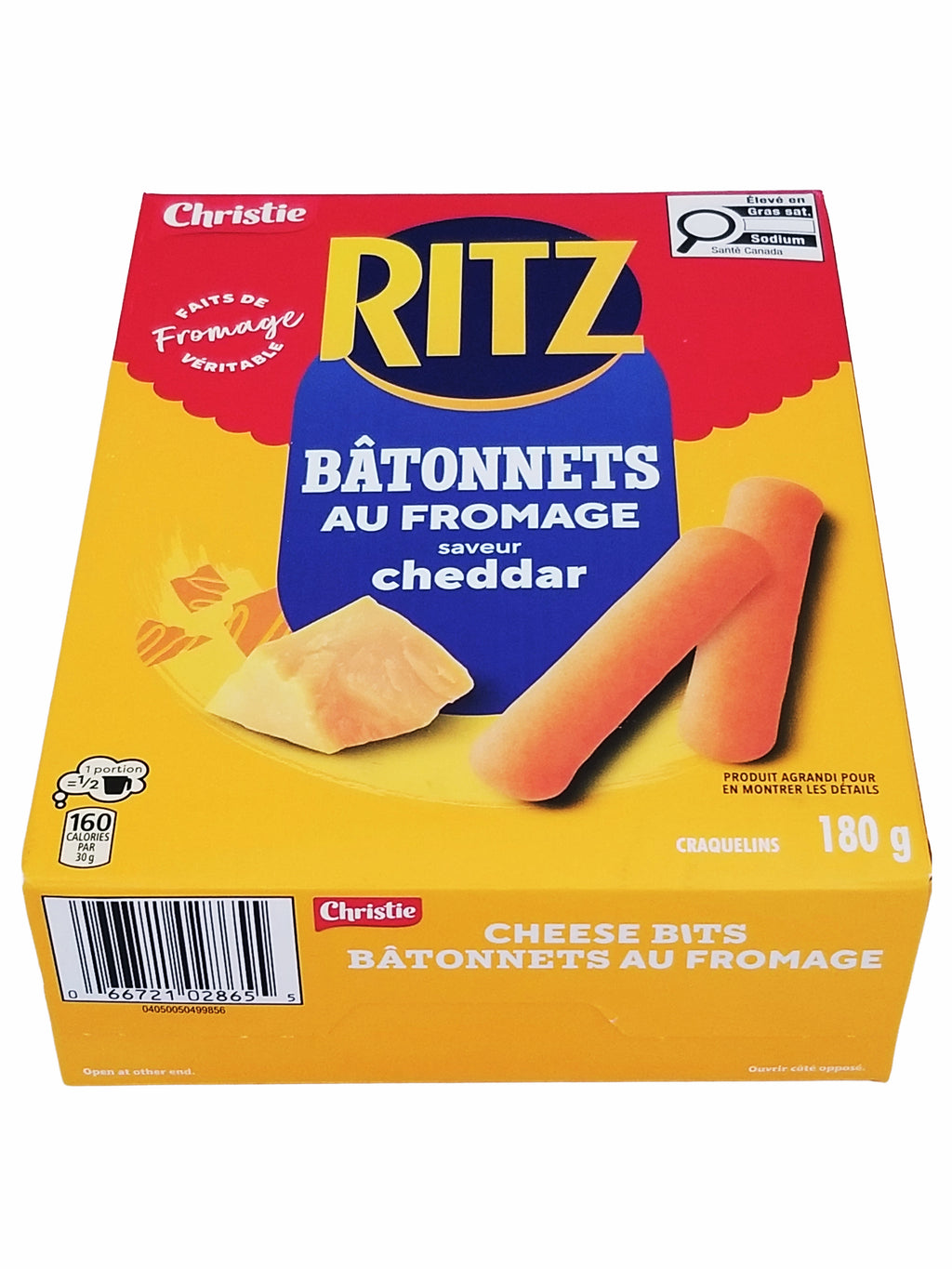 Ritz Cheese Bits Crackers Cheddar Flavor 180g - Cheesy Snack Crackers