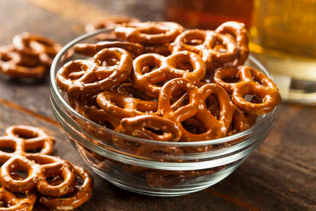 Old Dutch Baked Mini Twists Pretzels.
