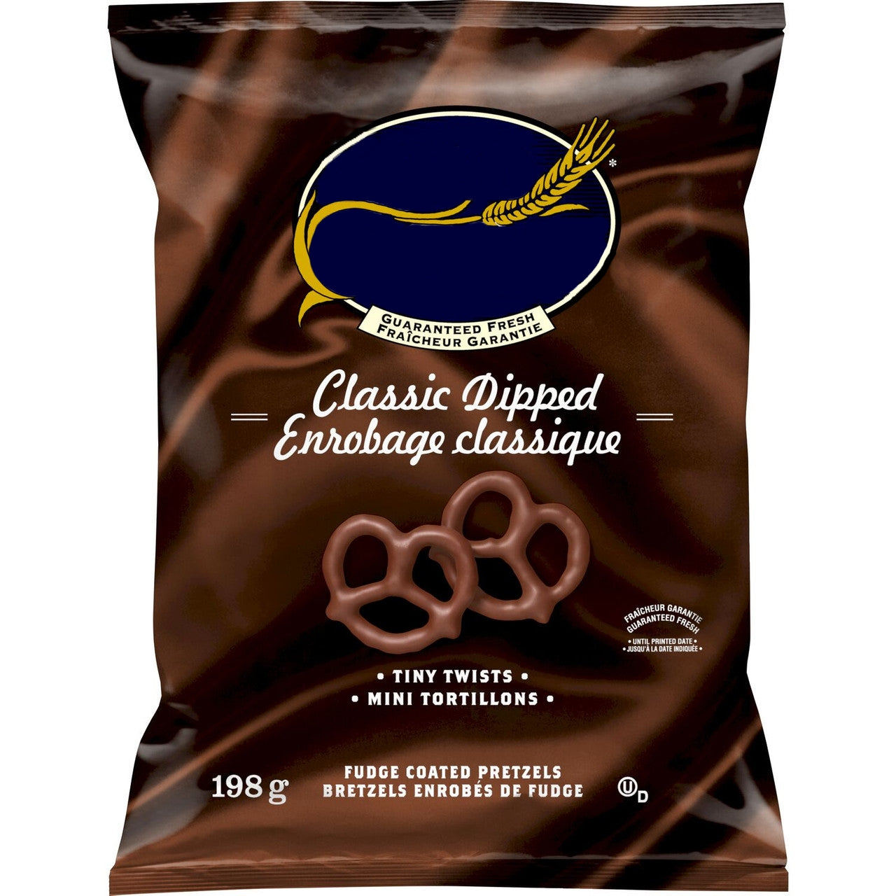 Rold Gold Classic Dipped Tiny Twists Pretzels, 198g/6.9 oz. - Front Of Bag