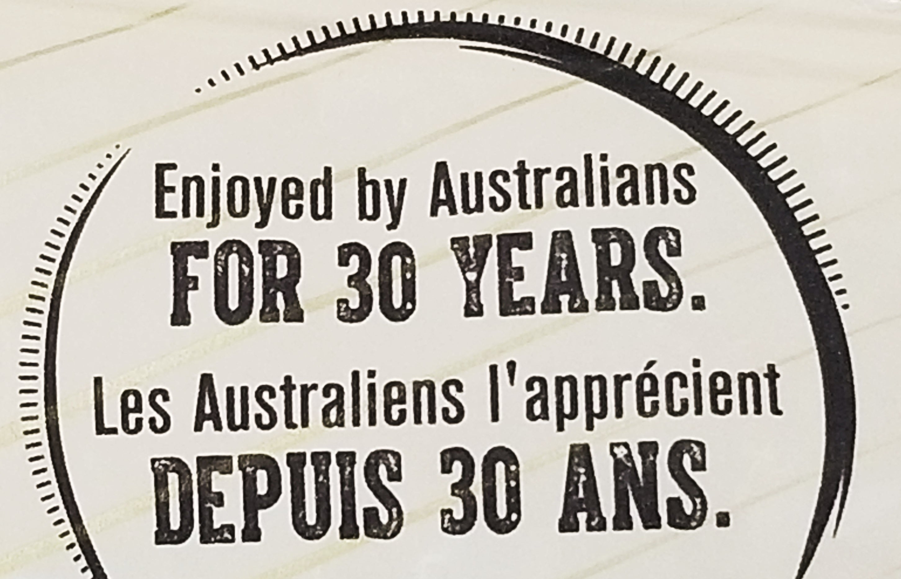 Roo's Australian All Natural Soft Licorice, Mixed Berry Flavor, 120g, 30 years, label.