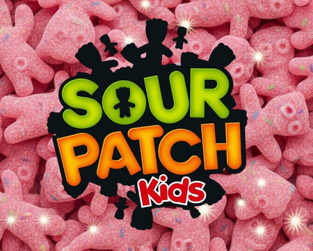 Sour Patch Kids Strawberry Watermelon Glow-Ups Gummies, With Edible Confetti - 135g/4.7 oz