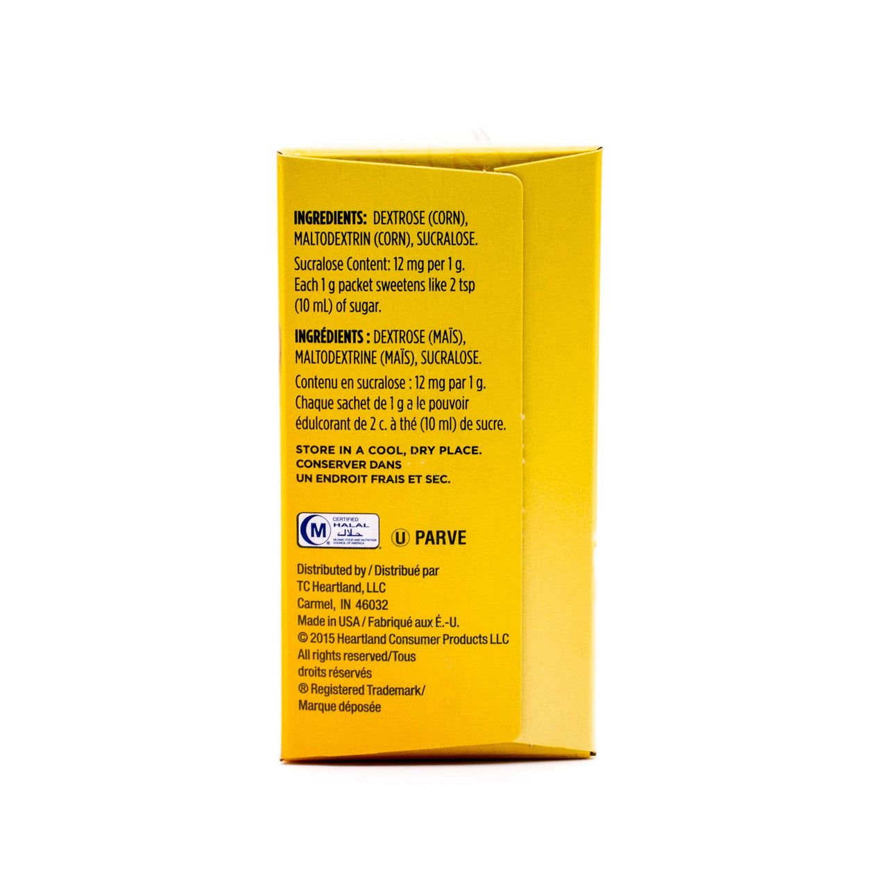 SPLENDA Sweetener Packets (100 Pack) – 100g / 3.5 oz Ingredients