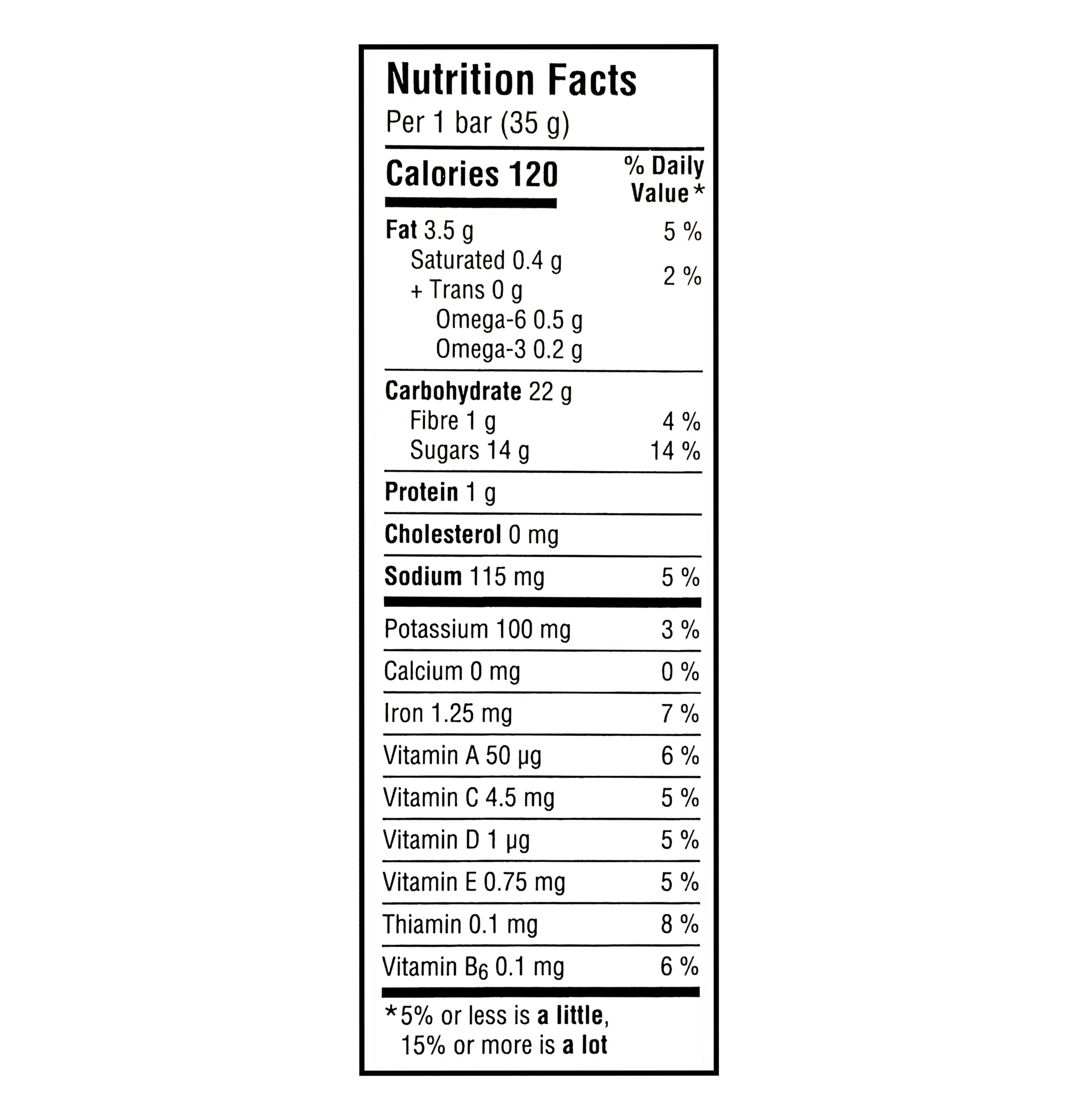 School Safe Chocolate Brownie Bars 280g - Nutrition