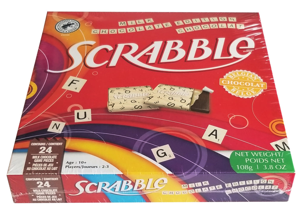 Scrabble Game with Milk Chocolate Game Cards, 108g/3.8 oz. Box {Imported from Canada}