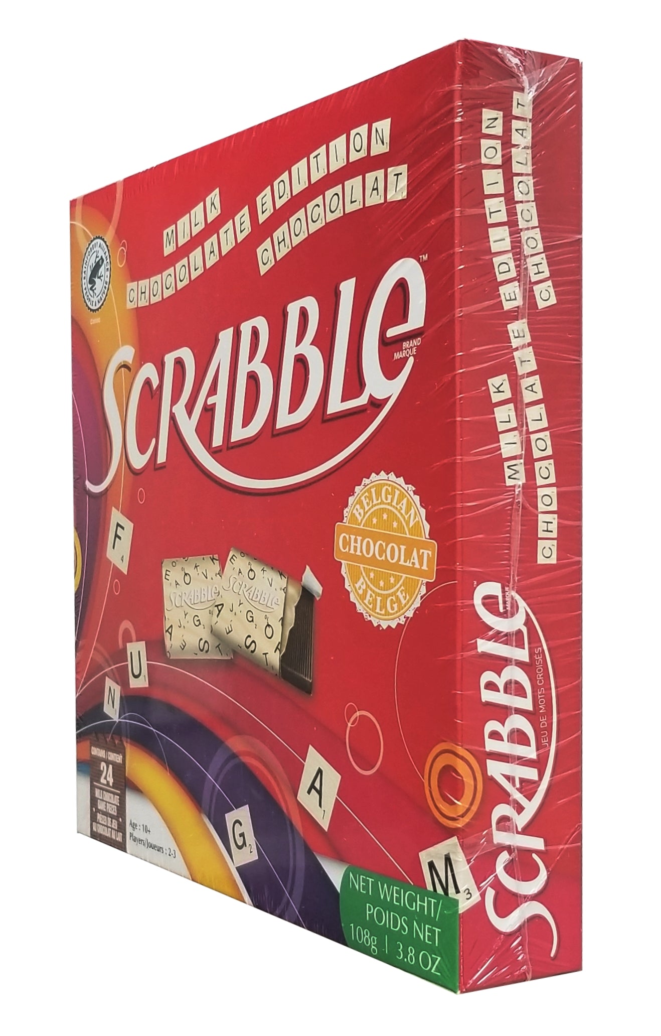 Scrabble Game with Milk Chocolate Game Cards, 108g/3.8 oz. Box {Imported from Canada}