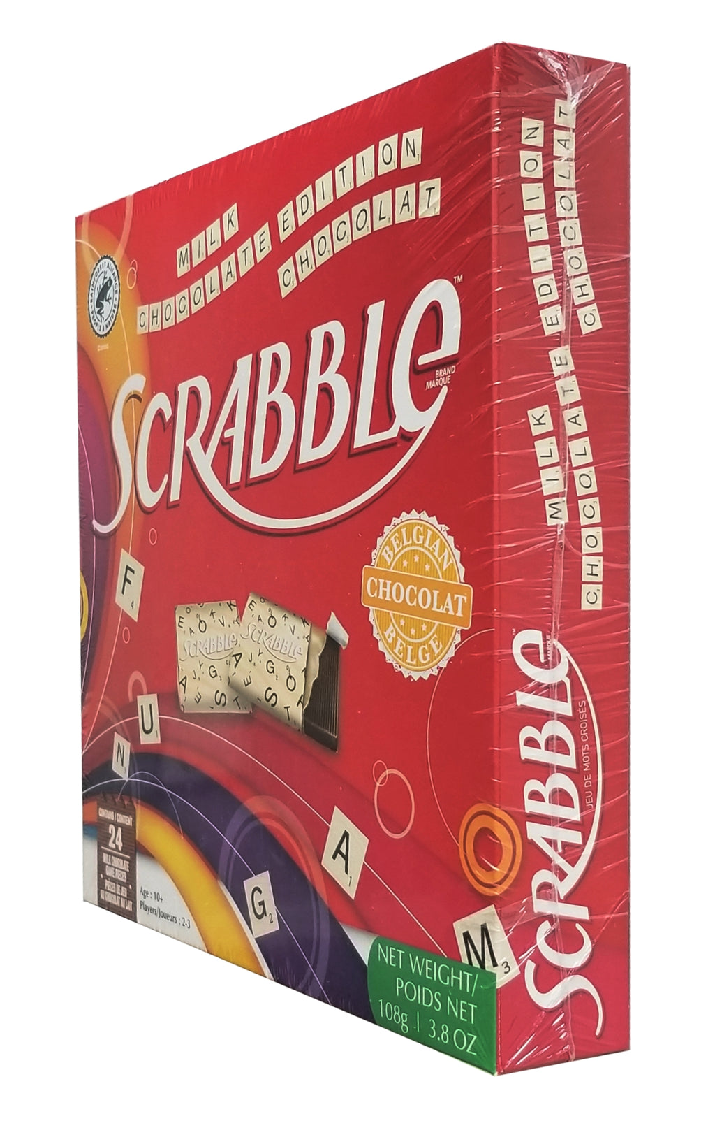 Scrabble Game with Milk Chocolate Game Cards, 108g/3.8 oz. Box {Imported from Canada}