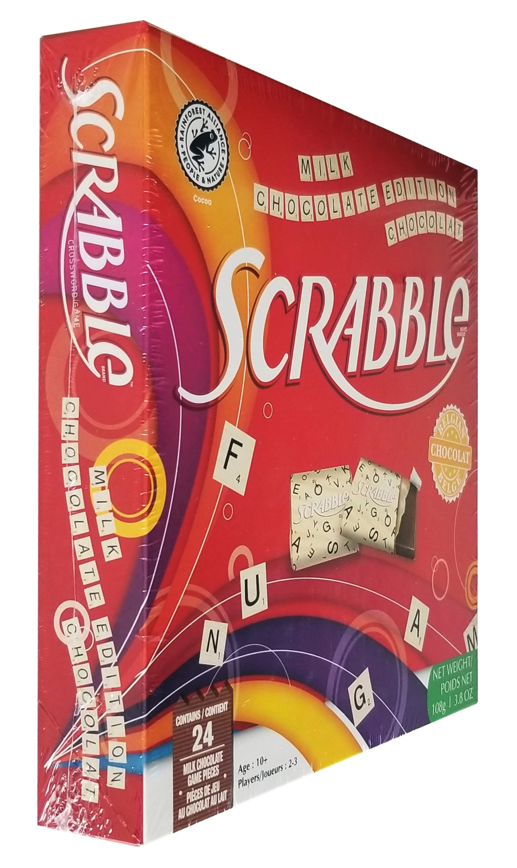 Scrabble Game with Milk Chocolate Game Cards, 108g/3.8 oz. Box {Imported from Canada}