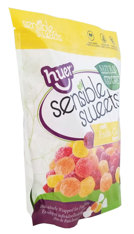 Huer Sensible Sweets Soft Fruit Gelées, 700g/1.5 lbs., Bag {Imported from Canada}