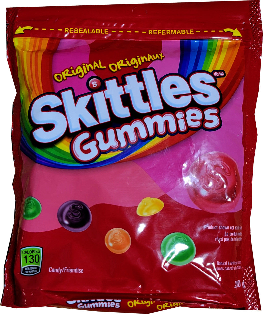 Skittles Gummies Original, 280g/9.8oz {Imported from Canada}