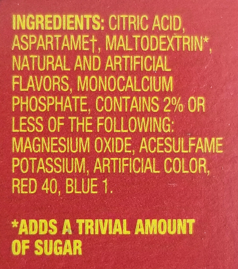 Skittles Zero Sugar Original Punch Flavored Drink Mix, 6 packets, 15.5g/0.55 oz. Box {Imported from Canada}