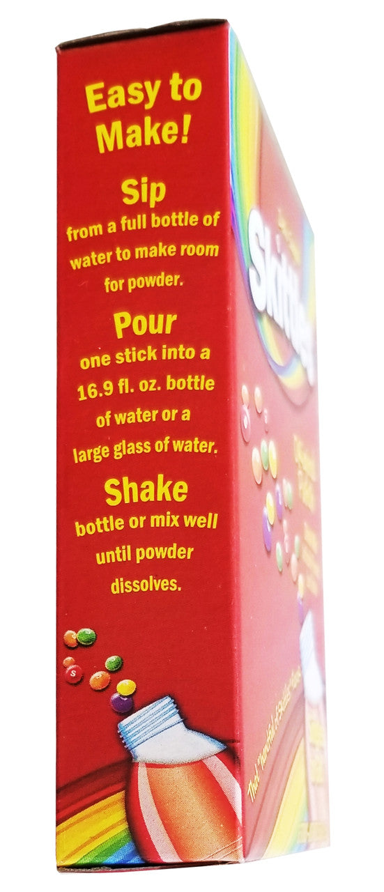 Skittles Zero Sugar Original Punch Flavored Drink Mix, 6 packets, 15.5g/0.55 oz. Box {Imported from Canada}