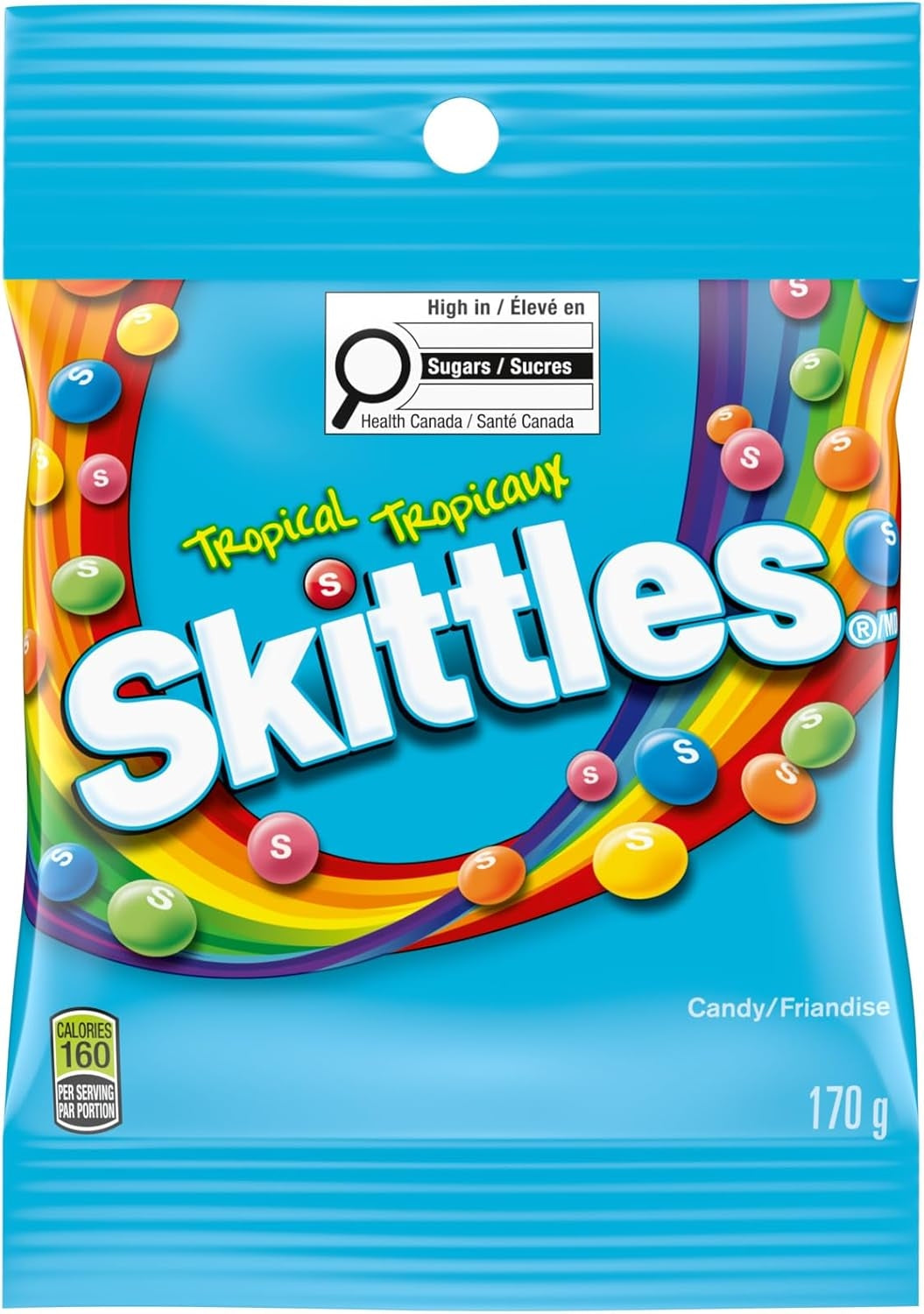 Skittles Tropical candy 170g - Front