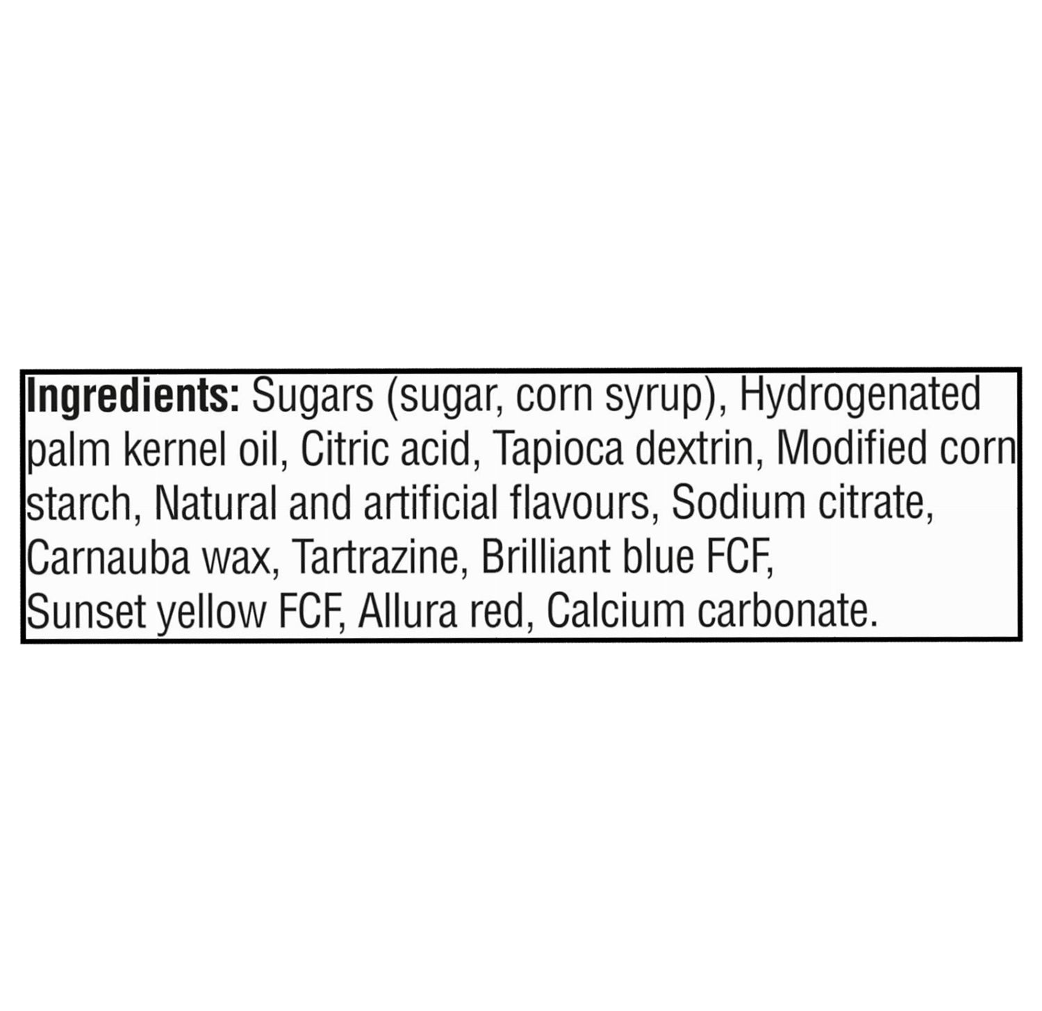 Skittles Tropical candy 170g - Ingredients