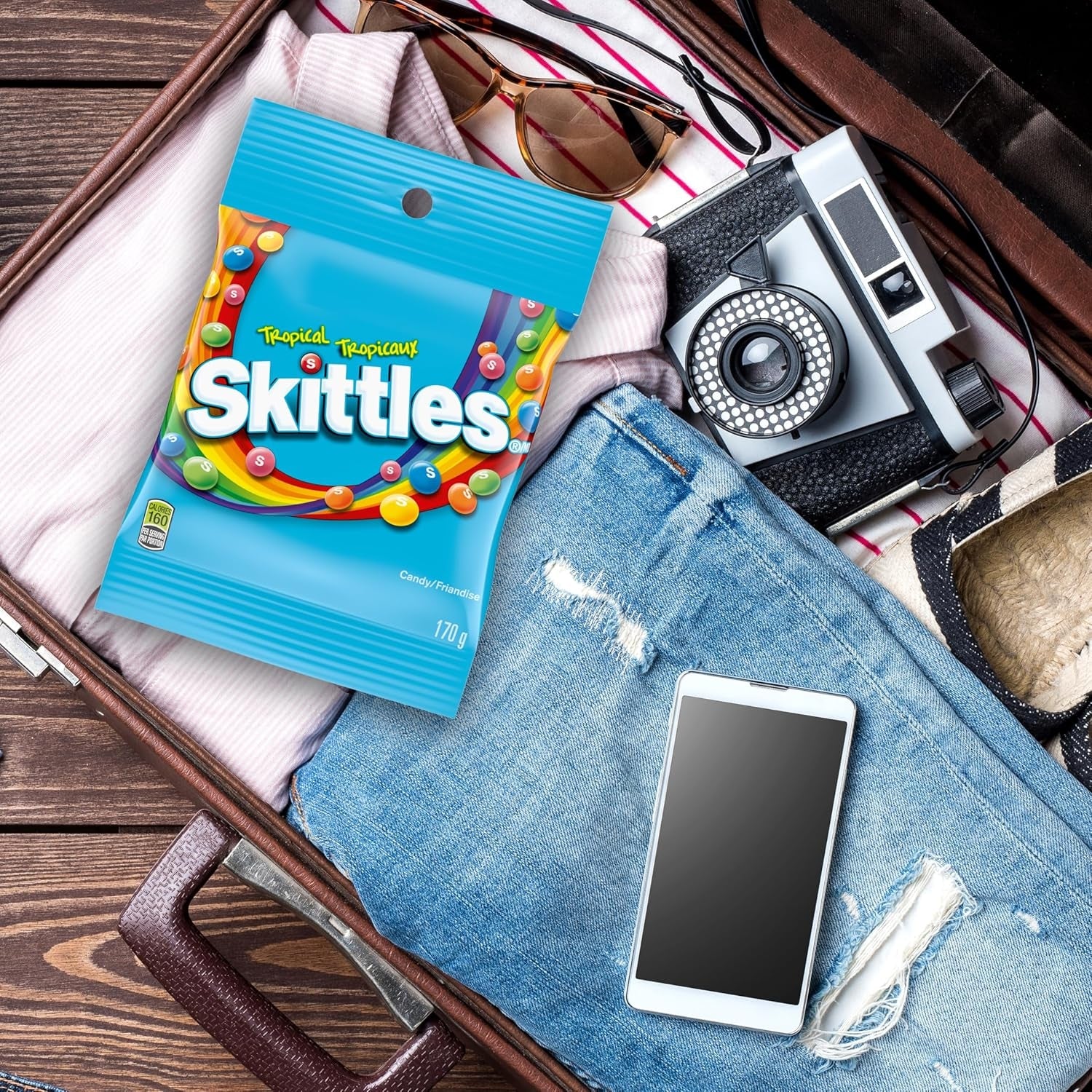 Skittles Tropical 170g - Travel Snack