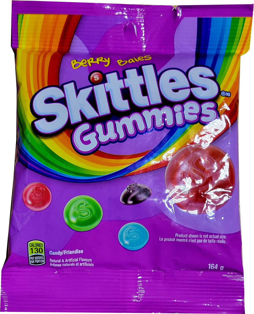 Skittles Gummies Wild Berry, 164g/5.7oz {Imported from Canada}