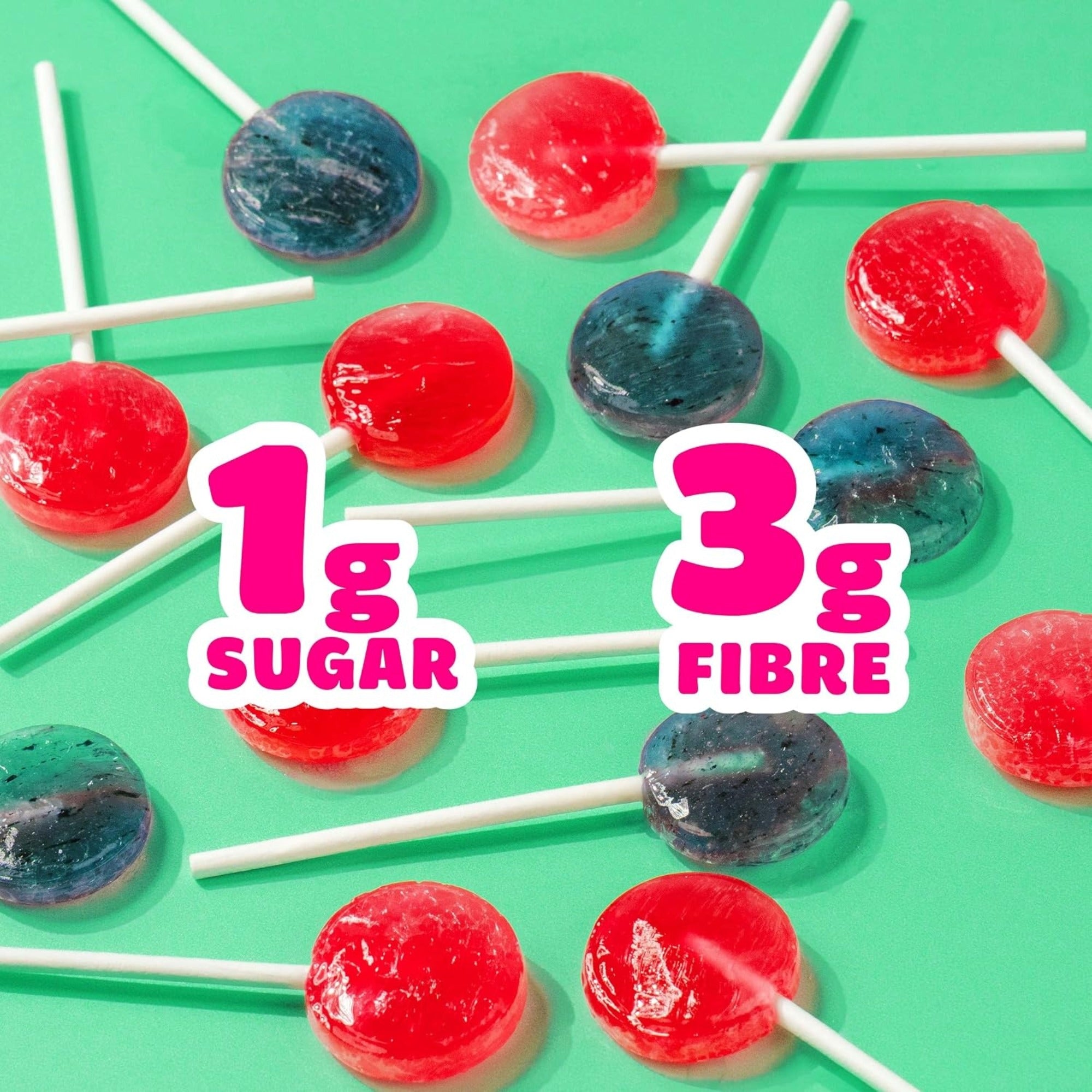 SmartSweets Lollipops Blue Raspberry Watermelon 86g (3 oz)