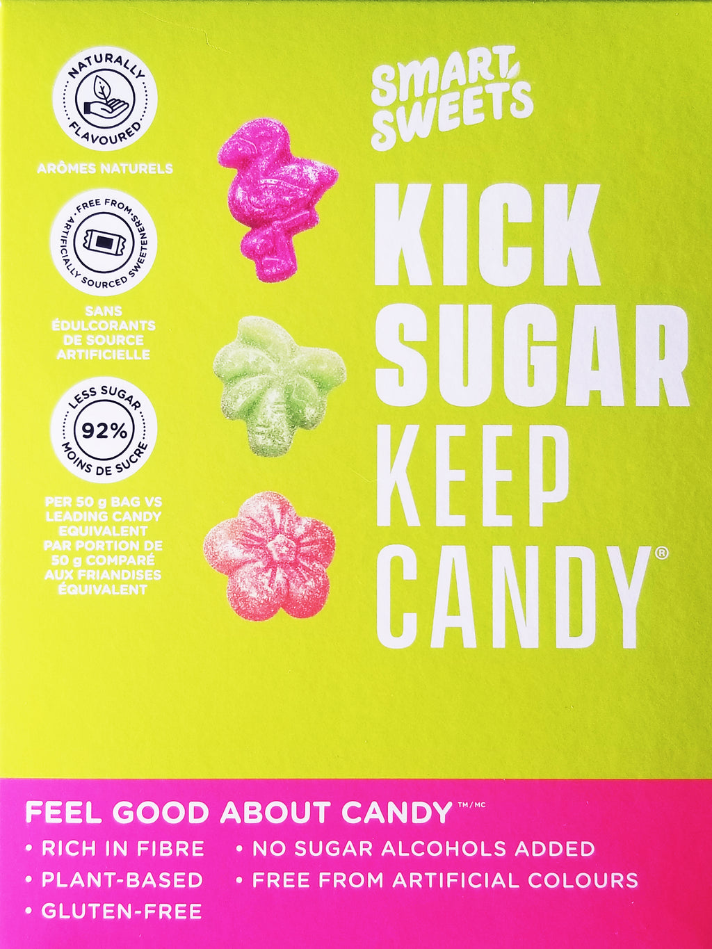 Smart Sweets Tropical Sours, 300g (6 bags x 50g)/10.6 oz. Box