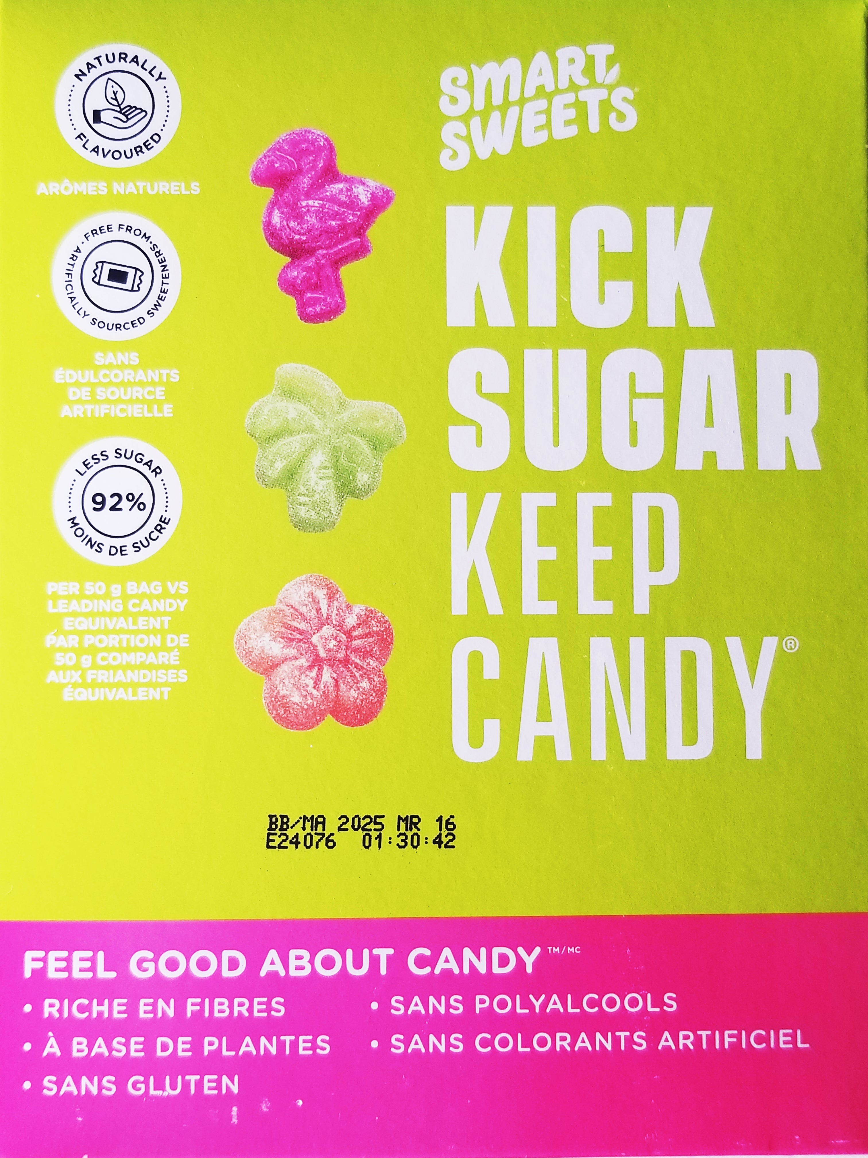 Smart Sweets Tropical Sours, 300g (6 bags x 50g)/10.6 oz. Box