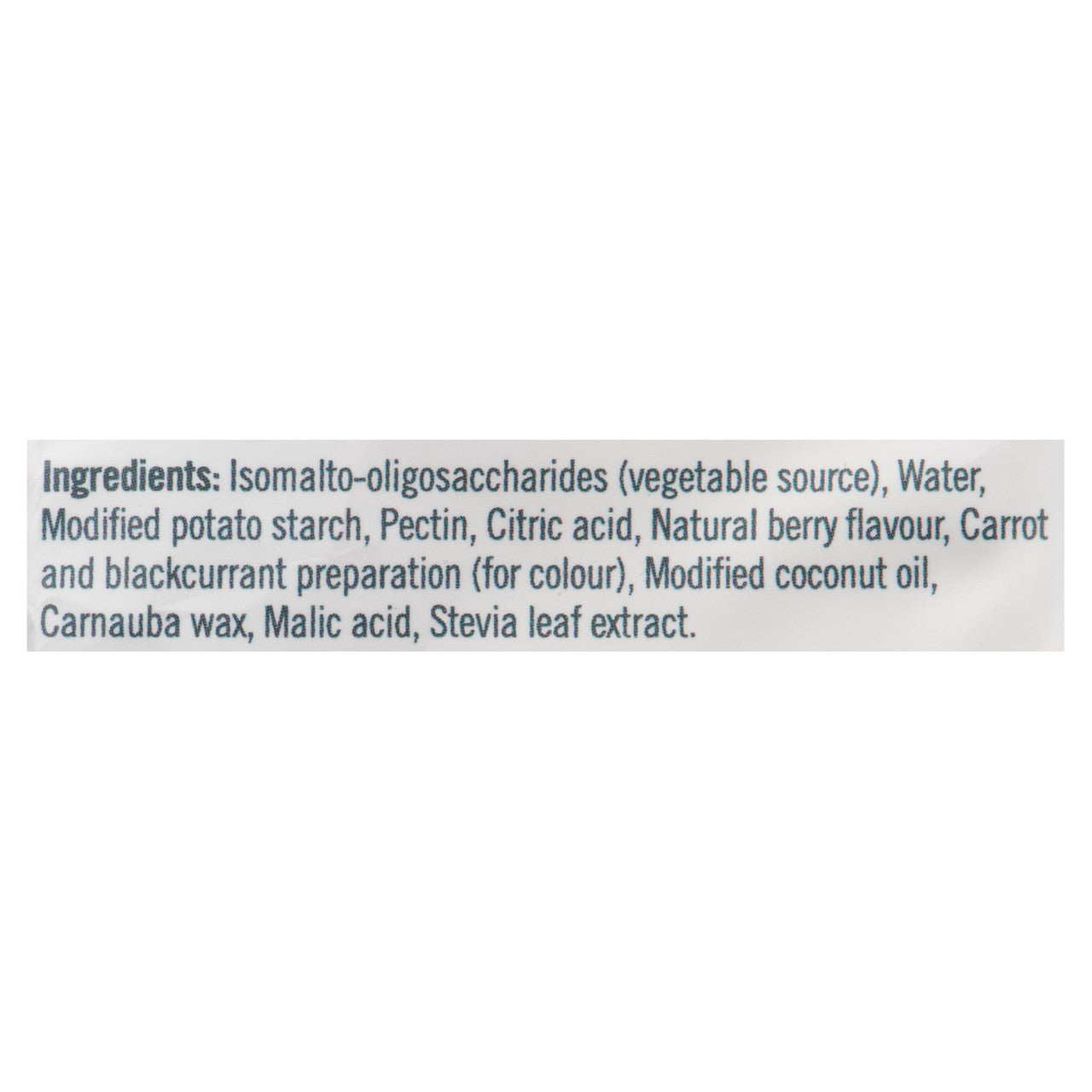 Smart Sweets Gummy Sweet Berry Fish, 50g/1.75 oz. Bag Ingredients