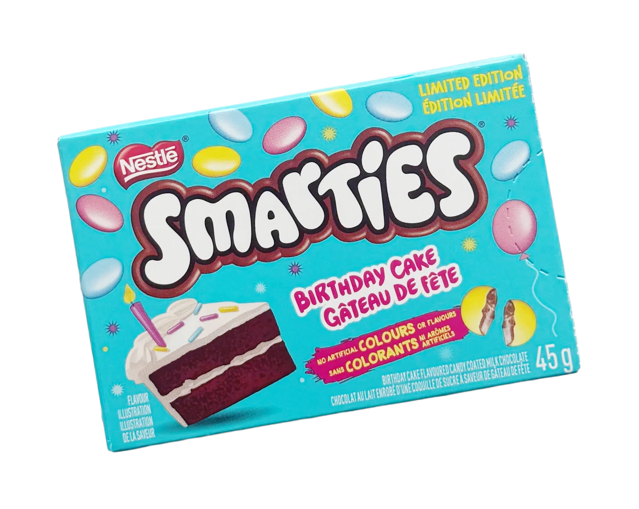 Nestle Birthday Cake Smarties, 24ct x 45g, 1.08kg/2.38 lbs