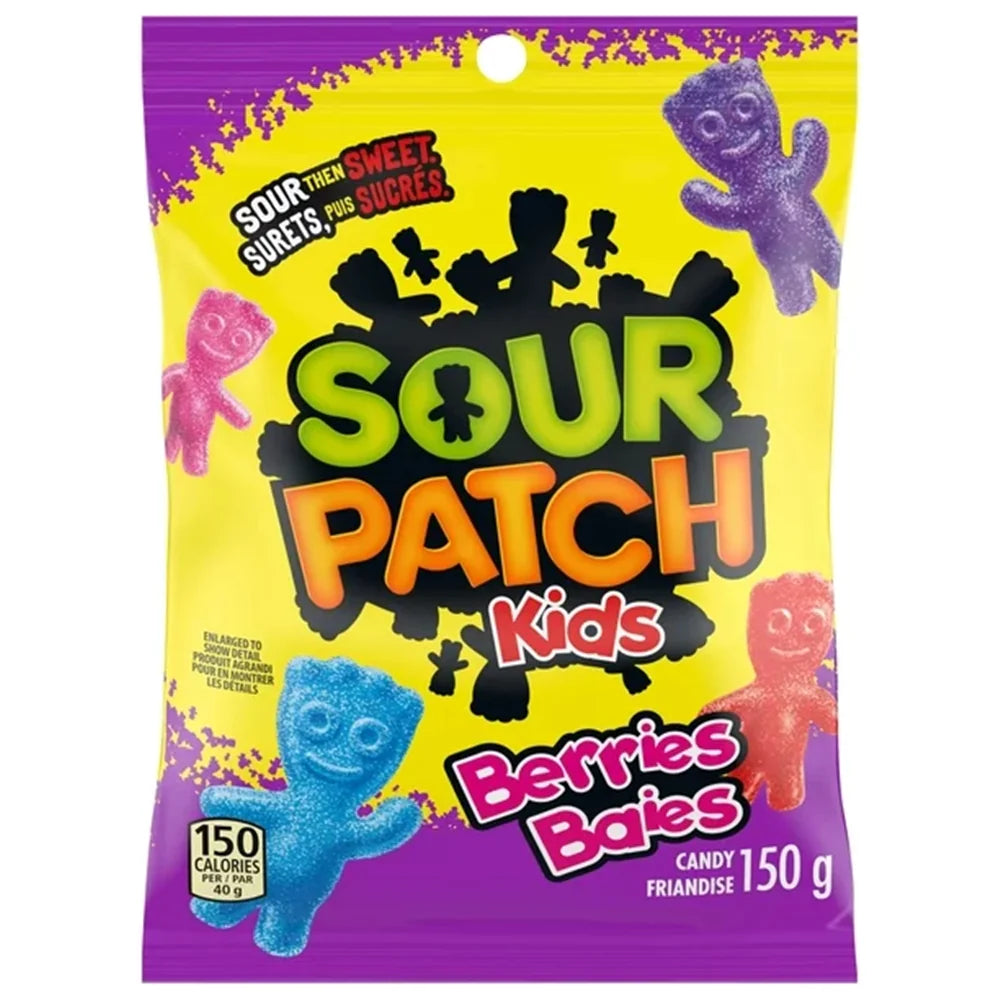 Maynards Sour Patch Kids, Berries, Candy, 150g/5.25 oz., (12pk) {Imported from Canada}