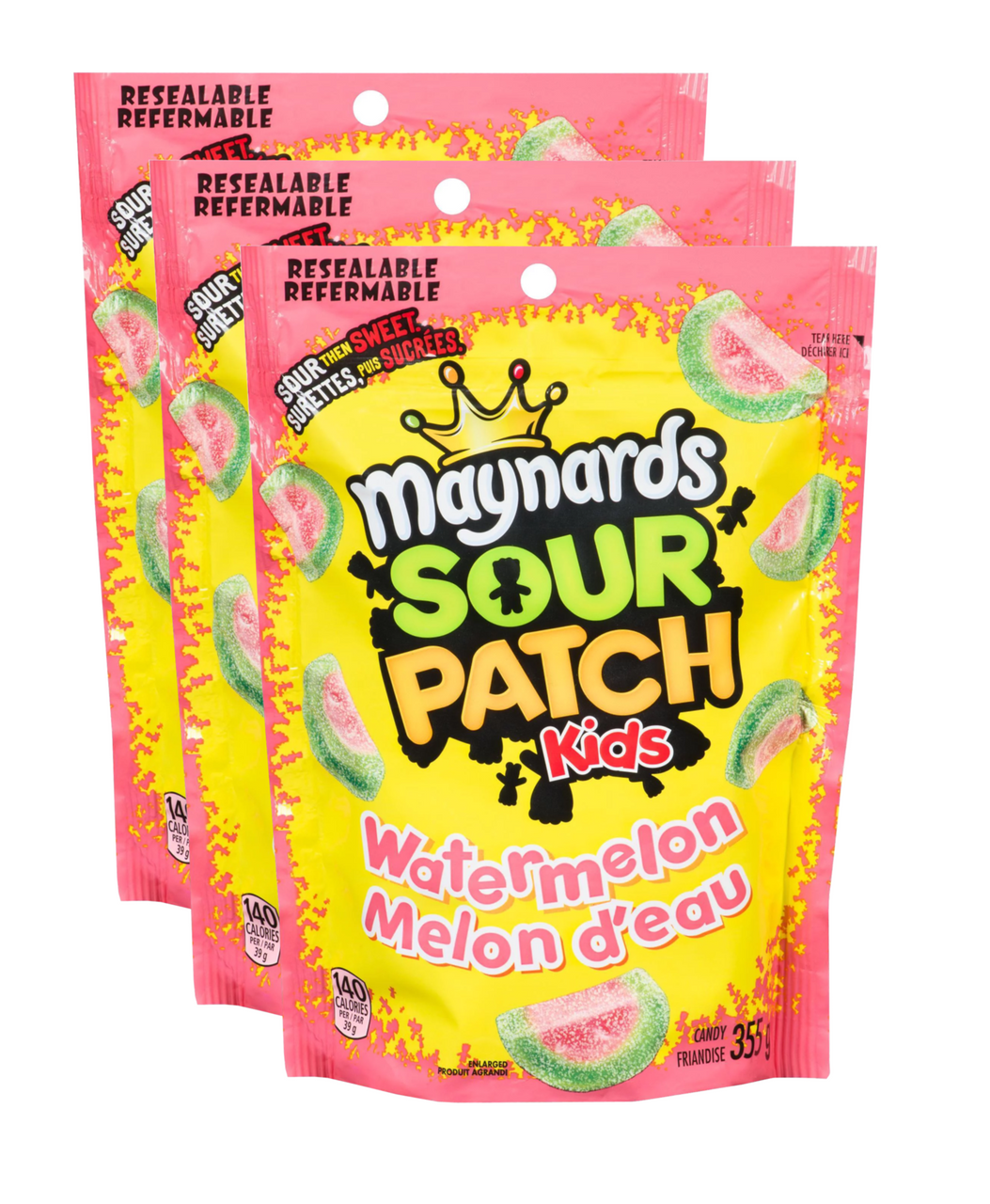 Maynards Sour Patch Kids Watermelon 355g/12.5 oz. (3 pack) {Imported from Canada}