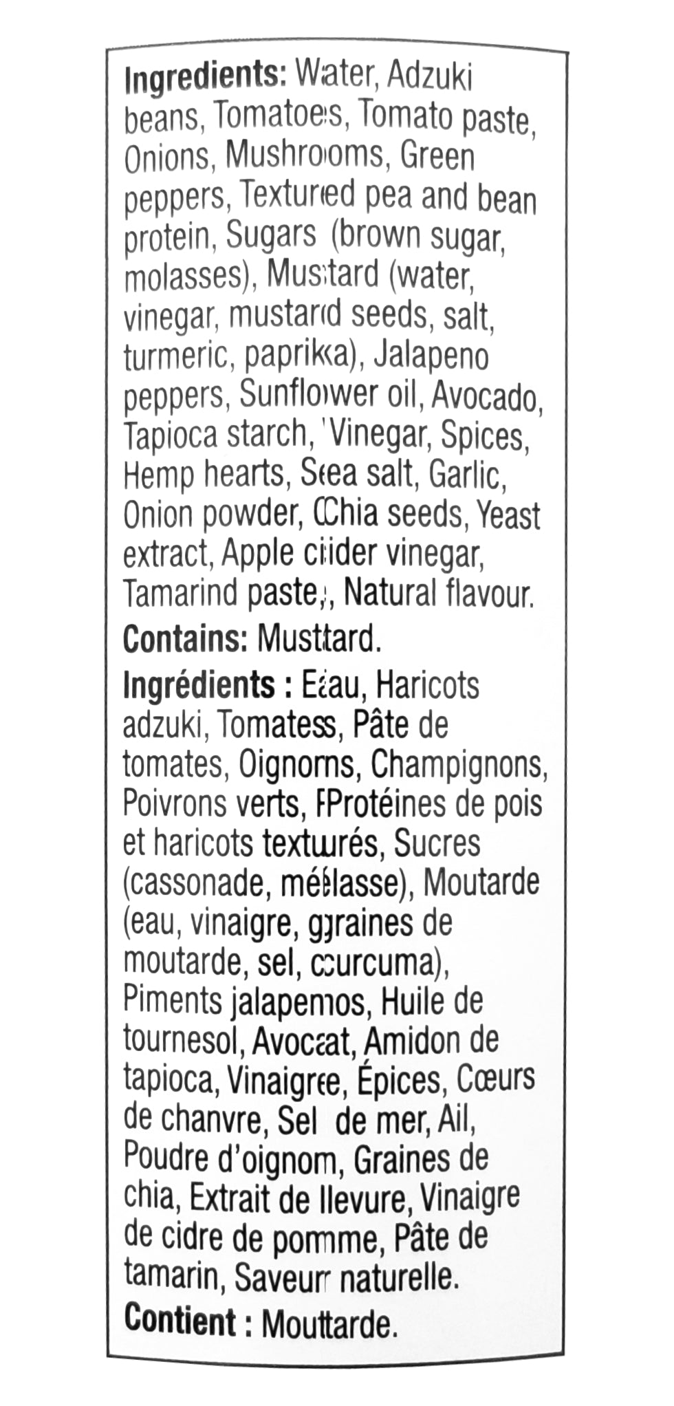 Sprague Cannery Plant-Based Sloppy Joes Chili, Ready to Eat, 398mL/14 fl. oz