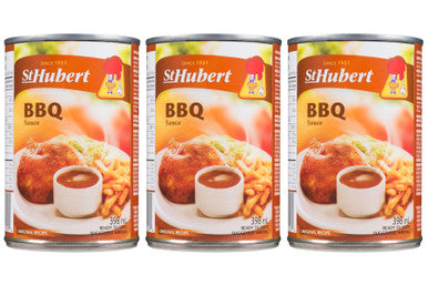 St Hubert BBQ Gravy Sauce, 398ml/ 13.5 fl. Oz. Cans (Pack of 3) {Imported from Canada}