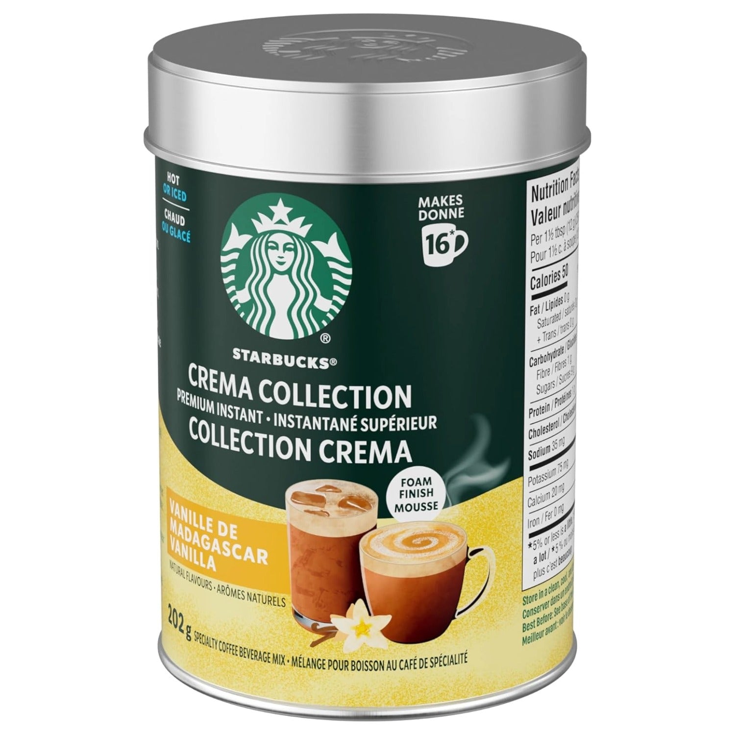 Starbucks Crema Collection Madagascar Vanilla Hot Chocolate Mix 202 g (7.1 oz)