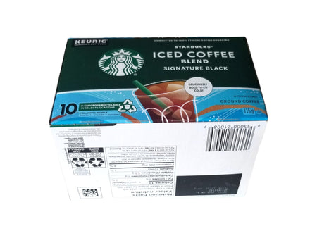 Starbucks Iced Coffee Signature Black, upc label