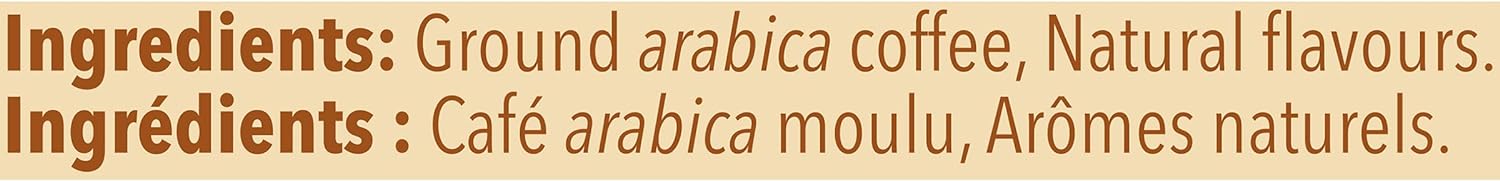 Starbucks Maple Pecan Flavored Ground Coffee, 311g/10.9 oz Bag Ingredients