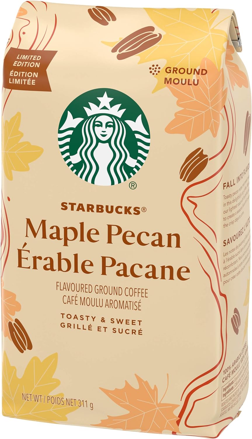 Starbucks Maple Pecan Flavored Ground Coffee, 311g/10.9 oz Bag Right Angle