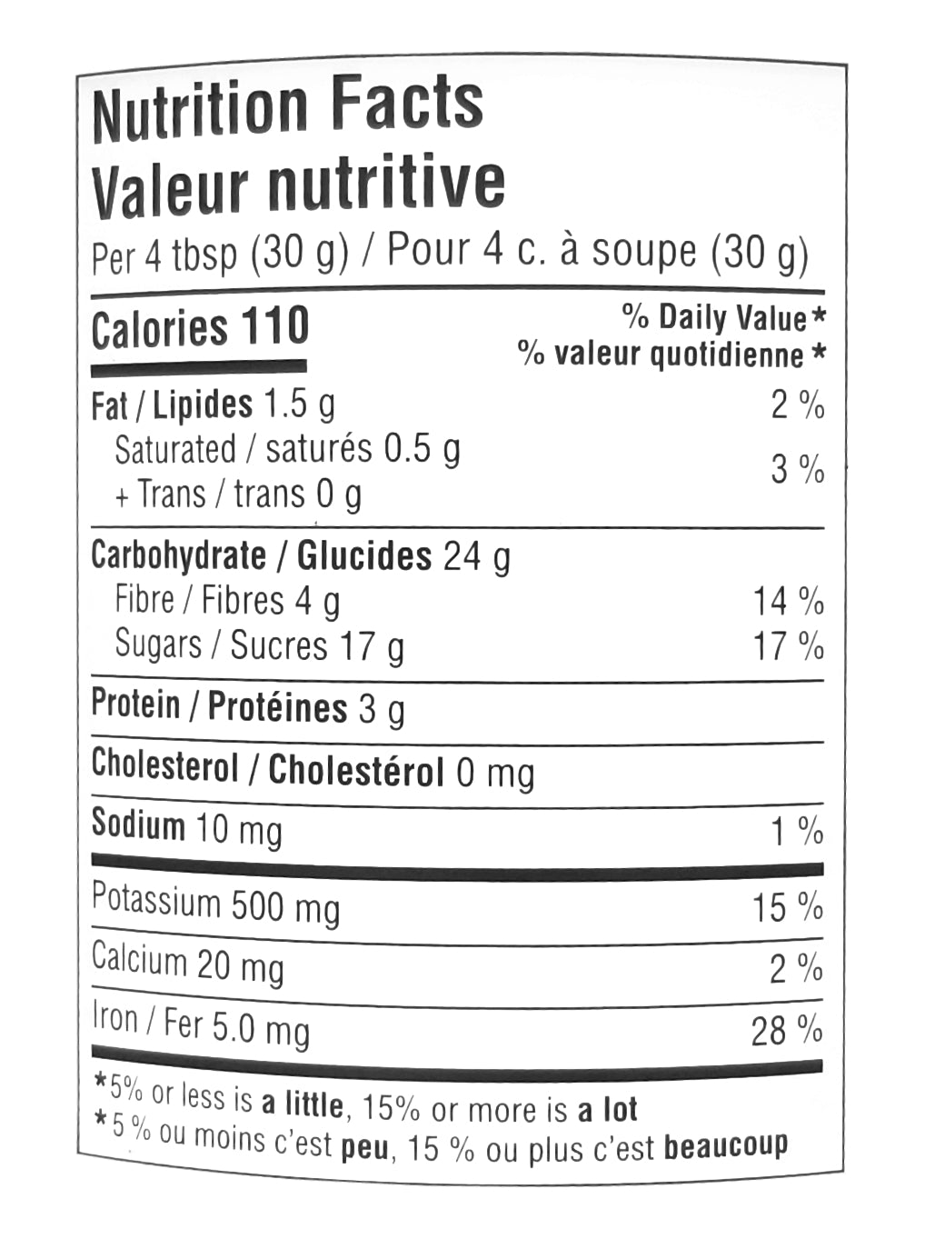 Starbucks Signature Hot Chocolate Mix, Salted Caramel Flavor, 300g/10.5 oz. Can Nutrition Facts