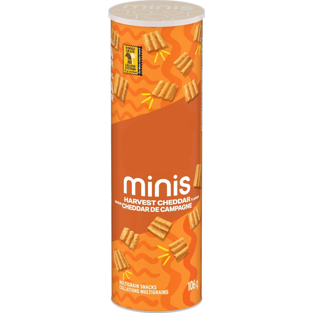 SunChips Harvest Cheddar Flavored Multigrain Snacks, 106g/3.7 oz, Canister